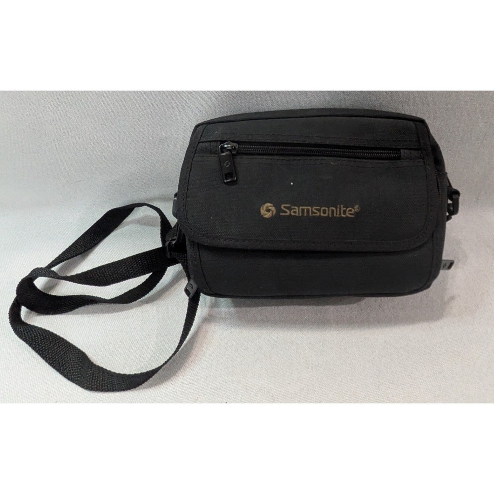 Samsonite Shoulder Bag Unisex Small Black Good Travel Crossbody Utility Pouch